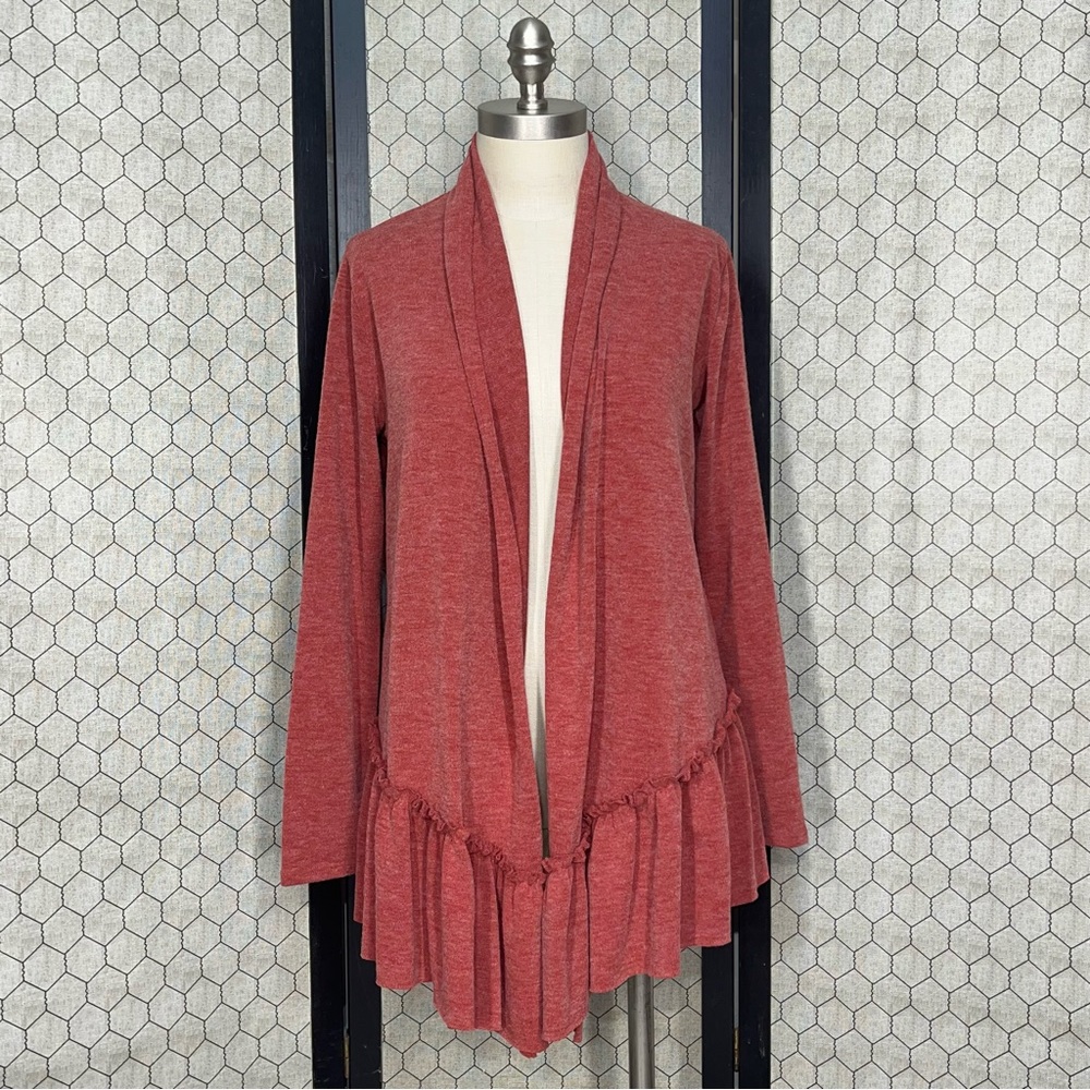 Red Lolly Wear Your Ruffles Cardigan